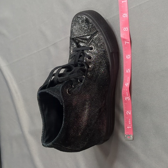 Converse All Star glitter Wedge Sneakers - Picture 10 of 12